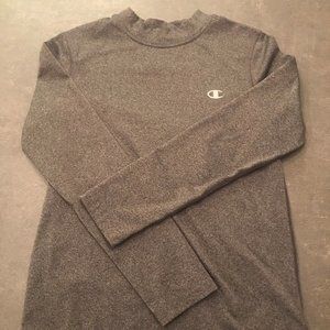 2 Boys Champion Long Sleeve Mock Neck Shirts